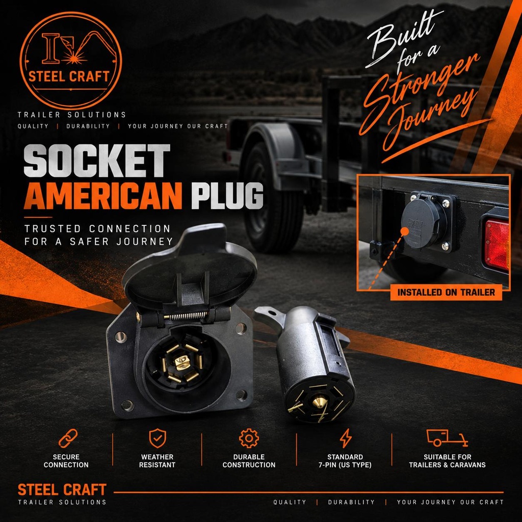 [ELEC-SOCKET-7PIN-M] Socket Male 7-Pin